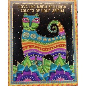12 Pack Laurel Burch Any Occasion Blank Note Cards w/ Envelopes 5" x 7" Open Box